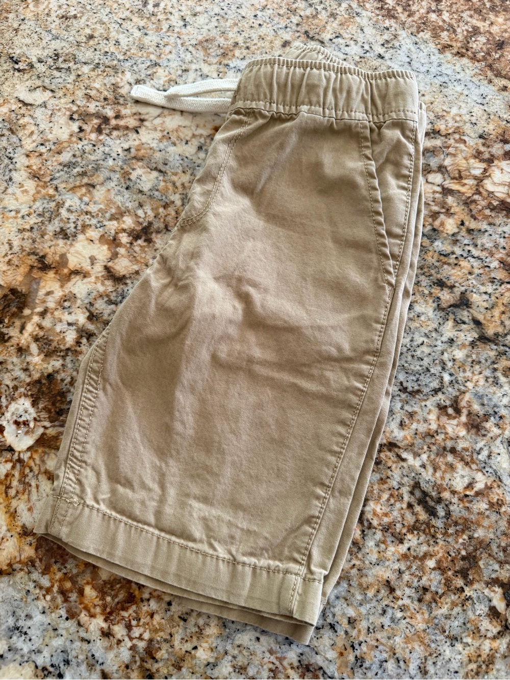 The Children's Place Khaki Pull-On Shorts with Drawstring
